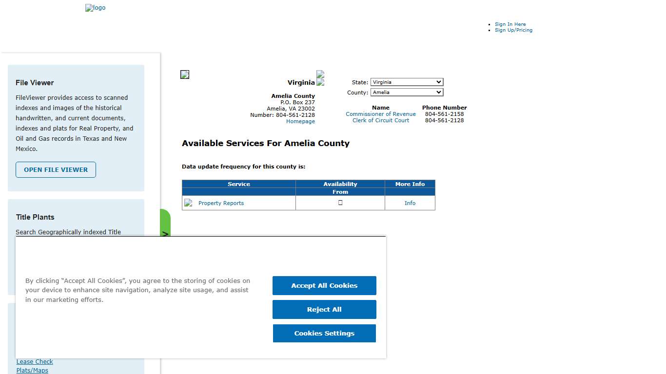 Search Amelia County Public Property Records Online CourthouseDirect.com