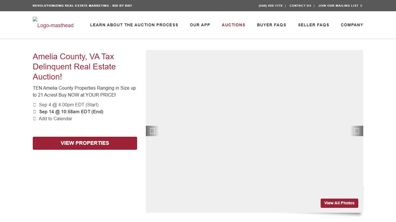 Amelia County VA Tax Delinquent Real Estate Sale